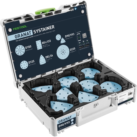 Schleifmittel-Systainer&sup3; D90/V93 GR SYS