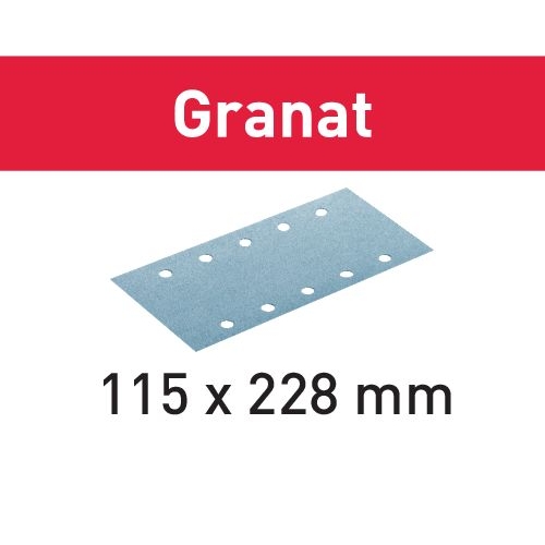 Schleifstreifen STF 115X228 P80 GR50 Granat STF 115X228 P80 GR50